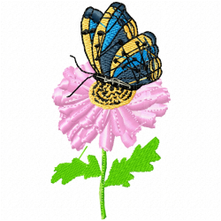 Butterfly Embroidery Design 3